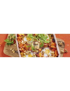 Herbstliches Shakshuka mit Kürbis