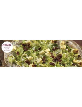 Flammkuchen mit Lauch und Feta