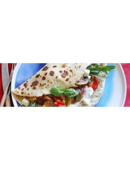 Italienische Crespelle mit mediterraner Gemüse-Füllung