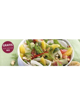 Zitrus-Salat mit Cashewkernen