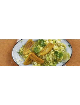 Wirsing-Kokos-Reis mit Currybananen 