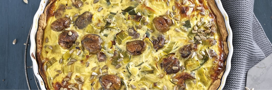 Pfälzer Esskastanienquiche