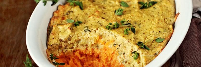 Kartoffel-Bataten-Gratin