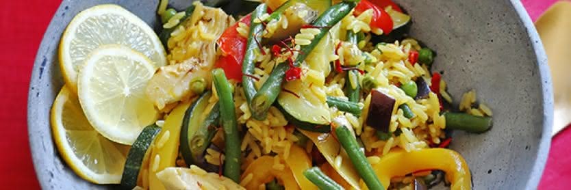 Sommergemüse-Paella