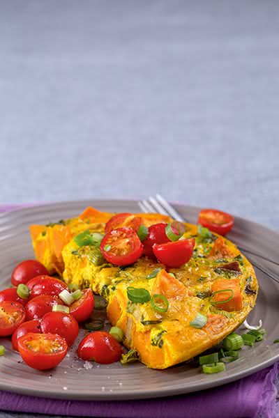 Aktions-Rezept koestlich vegetarisch Süßkartoffel-Tortilla