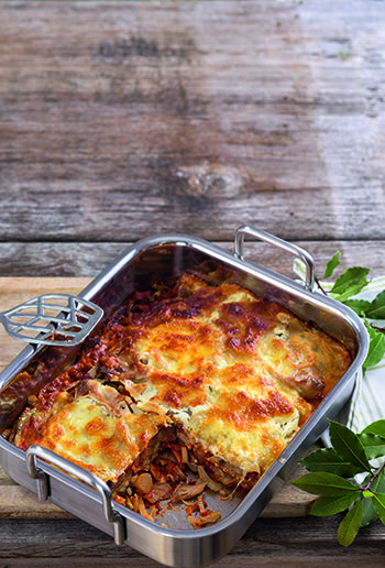 koestlich vegetarisch 5/15 - Aktionsrezept - Fenchel-Pilz-Lasagne